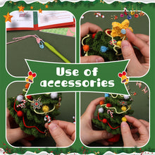 Load image into Gallery viewer, Christmas Tree DIY Crochet Kit for Beginners –Gift for Adults &amp; Kids
