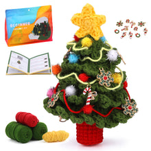 Load image into Gallery viewer, Christmas Tree DIY Crochet Kit for Beginners –Gift for Adults &amp; Kids
