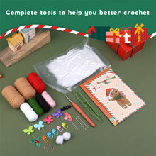 Load image into Gallery viewer, Christmas Gingerbread Man DIY Crochet Kit for Beginners –Gift

