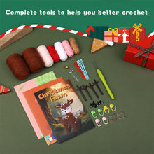 Load image into Gallery viewer, Christmas Deer DIY Crochet Kit for Beginners
