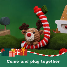 Load image into Gallery viewer, Christmas Crutch Deer DIY Crochet Kit for Beginners – For Adults &amp; Kids
