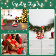 Load image into Gallery viewer, Christmas Crutch Deer DIY Crochet Kit for Beginners – For Adults &amp; Kids
