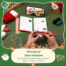 Load image into Gallery viewer, Christmas Santa DIY Crochet Kit for Beginners | Gifts for Adults and Kids
