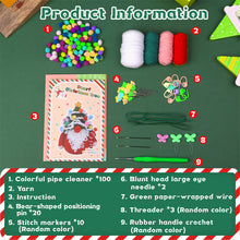 Load image into Gallery viewer, Christmas Gnome DIY Crochet Kit for Beginners –Gift for Adults &amp; Kids
