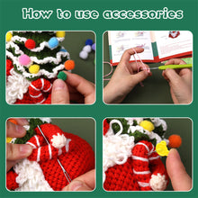 Load image into Gallery viewer, Christmas Gnome DIY Crochet Kit for Beginners –Gift for Adults &amp; Kids
