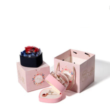 Load image into Gallery viewer, Rose Heart Jewelry Gift Box – Valentine’s Gift for Her
