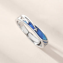 Load image into Gallery viewer, Meteor Star Couple Rings – Adjustable Matching Jewelry Gift