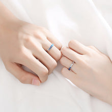 Load image into Gallery viewer, Meteor Star Couple Rings – Adjustable Matching Jewelry Gift