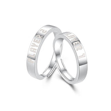 Load image into Gallery viewer, Matching Promise Rings – Adjustable Shine Rings for Couples