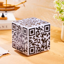 Load image into Gallery viewer, Scannable QR Code Cube Night Light with Custom Photo or Text – Personalized Gift for Her
