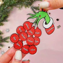 Load image into Gallery viewer, Personalized Family Name Christmas Acrylic Ornament
