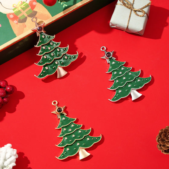 Personalized Projection Ornament Custom Photo Tree for Christmas Gifts