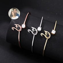 Load image into Gallery viewer, Custom Projection Bracelet – Personalized Photo Heart Jewelry Gift for Her