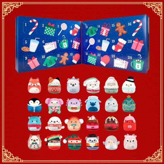 Cute Christmas Animal Advent Calendar Box – Surprise Holiday Gift for Kids