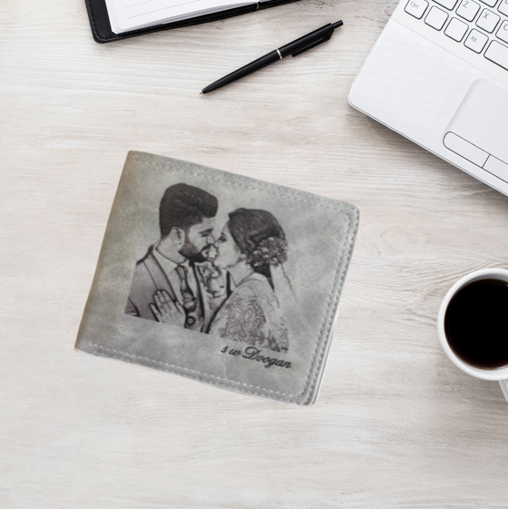Personalized PU Leather Photo Wallet – Everyday Keepsake