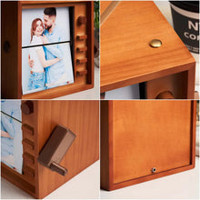 Load image into Gallery viewer, Custom Photo Hand-cranked Flipbook Frame Vertical Television Animation Machine Photo Album with Light Memorial Gift
