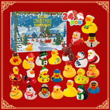 Load image into Gallery viewer, Christmas Rubber Ducks Advent Calendar Christmas Gift for Kids
