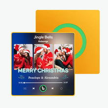 Load image into Gallery viewer, FridgeBeats Framed 4.0 Custom 3 Photos Music Fridge Magnet – Bluetooth Playable Christmas Gift

