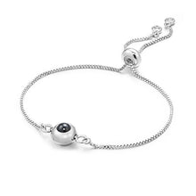 Load image into Gallery viewer, Photo Projection Bracelet – Personalized Adjustable Anniversary Gift for Her