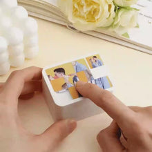 Load and play video in Gallery viewer, Custom Music Sliding Photo Puzzle Ring Box Unlock a Personalized Gift with Music Photo &amp; Voice Christmas Gifts Wedding Gift
