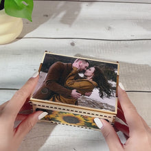 Load and play video in Gallery viewer, Custom Photo Digital Music Box – Personalized Wooden Music Box with Text